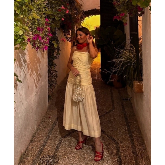 Zara Draped Midi Dress - Picture 14 of 16